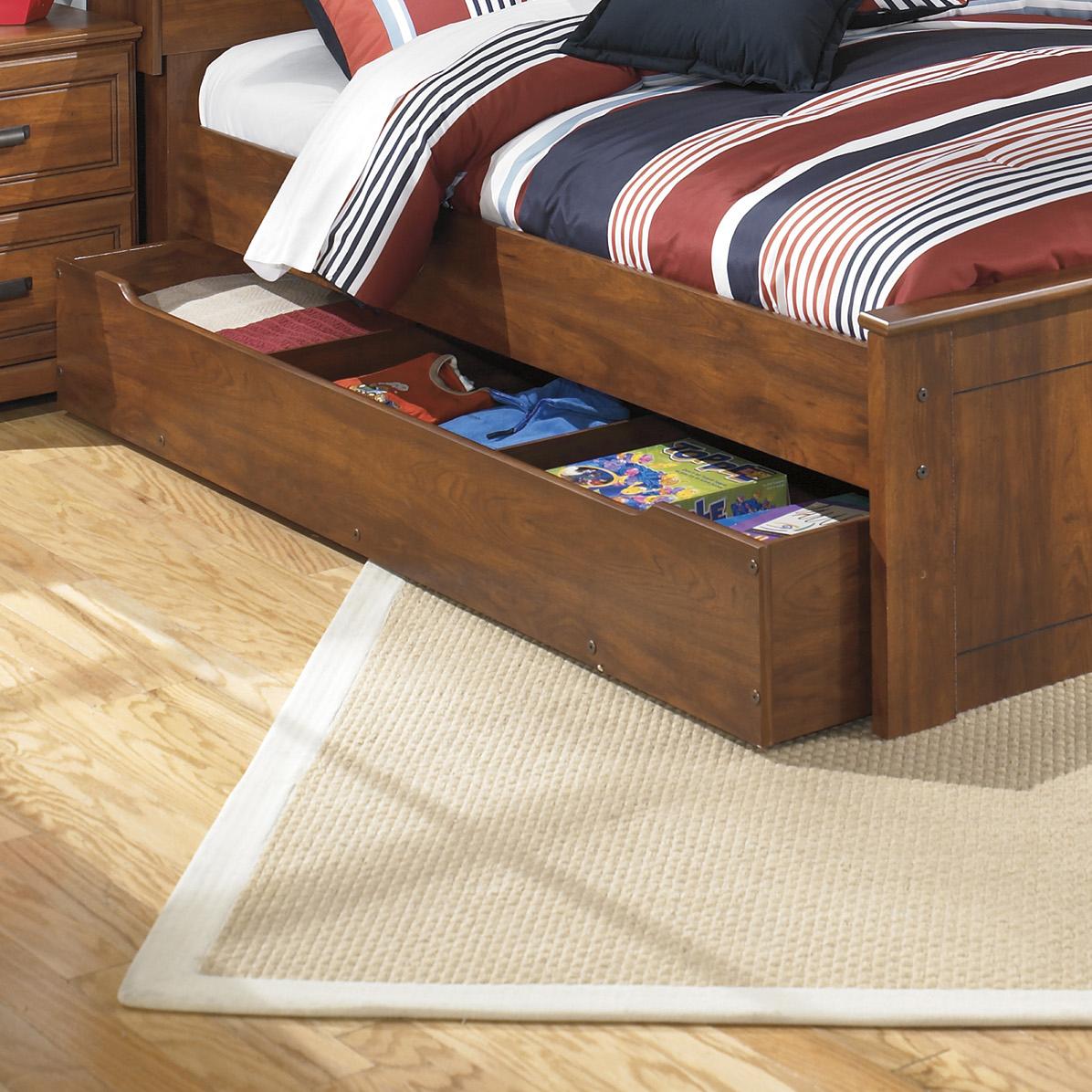 Ashley Signature Design Barchan Twin Panel Bed with Trundle Under Bed